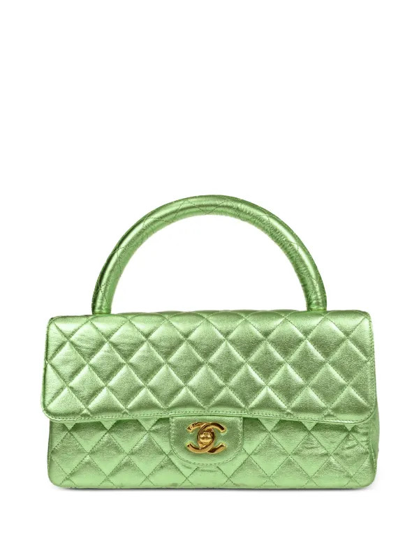 CHANEL Pre-Owned 1992 Classic Flap Handbag | Green | FARFETCH CA | Farfetch Global