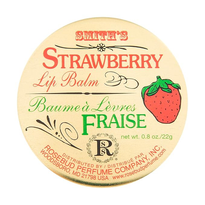 Rosebud Perfume Co. Strawberry Lip Balm Strawberry Lip Balm | Amazon (US)