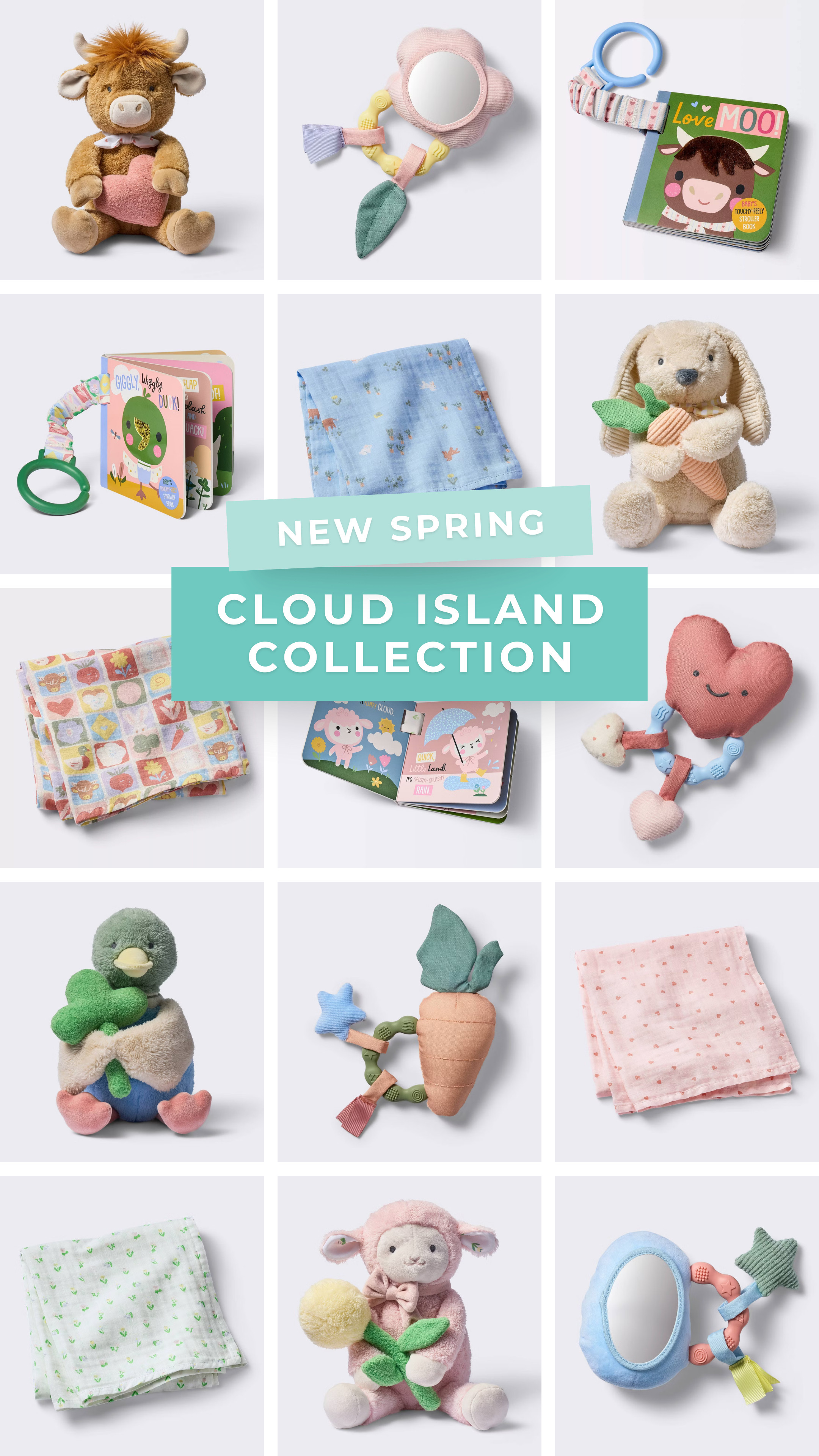 🌷 We’re seeing signs of spring with this NEW Cloud Island collection of stuffies, rattles, swaddles, and board books for baby! 

 #LTKSeasonal #LTKFindsUnder50 #LTKBaby