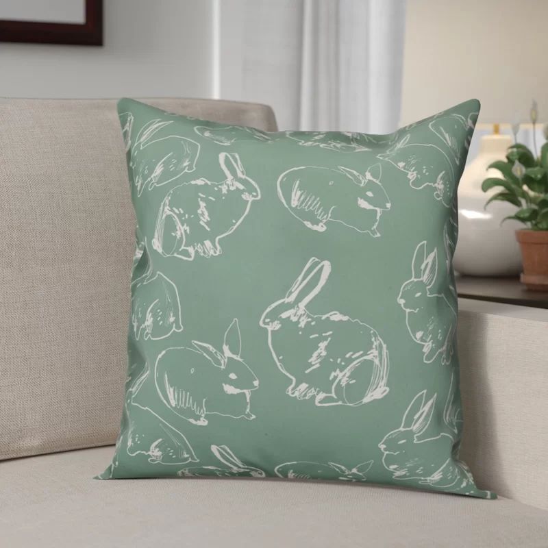 Tullos Bunny Throw Pillow | Wayfair North America