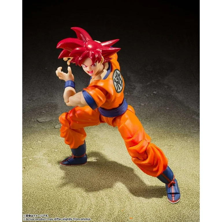 SH Figuarts Super Saiyan God Son Goku - Instilled with Light of Righteous Hearts | Walmart (US)