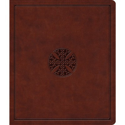 ESV Journaling Bible (Trutone, Brown, Mosaic Cross Design) - (Leather Bound) | Target