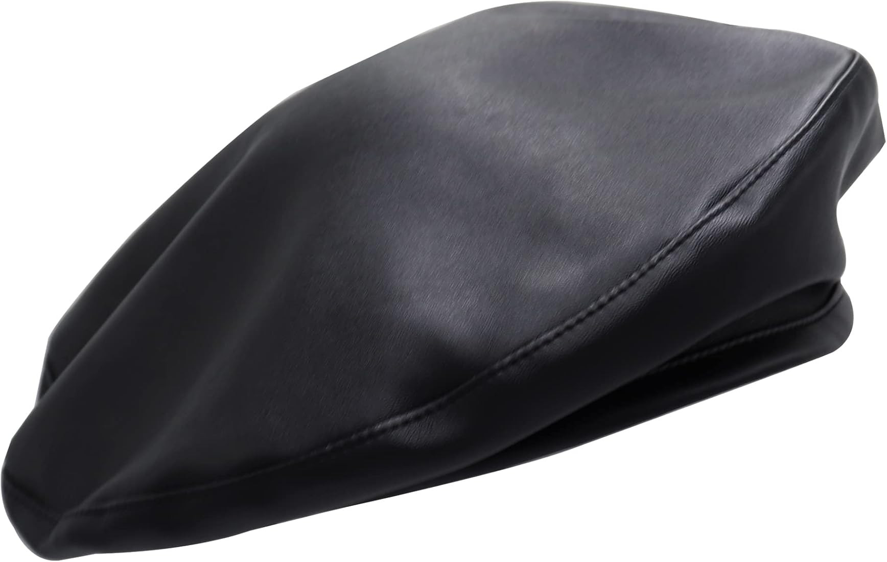 Womens Classic Pu Leather French Beret Hat | Amazon (US)