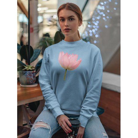 Lotus Flower Cute Design. Sweatshirt Women's -Image by Shutterstock | Walmart (US)
