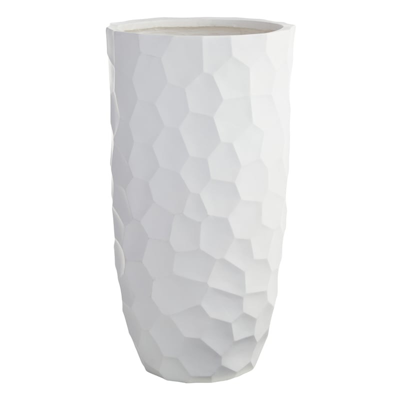 Elena Cream Concrete Planter, Extra Large | At Home