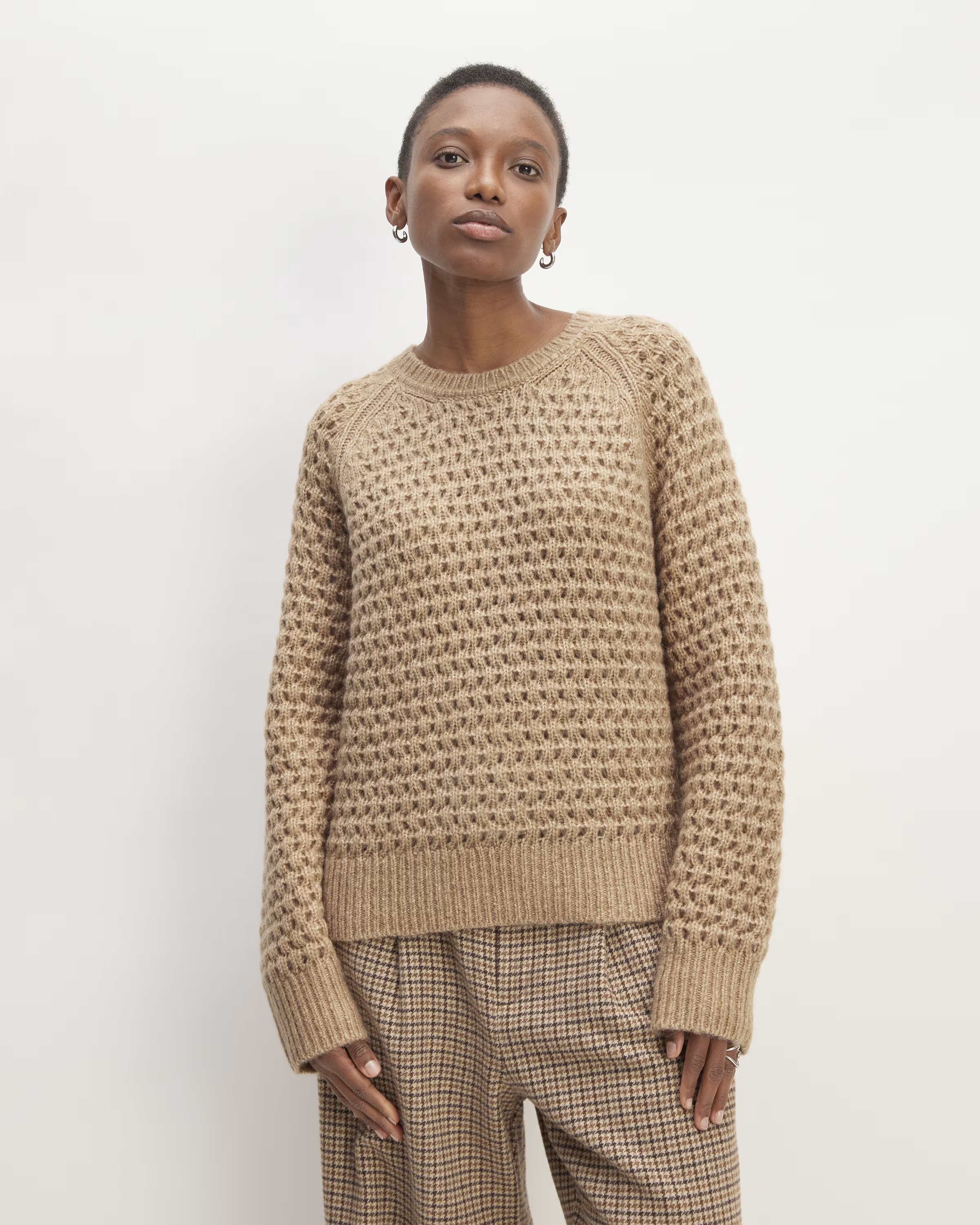 The Cloud Oversized Textured Crew | Everlane