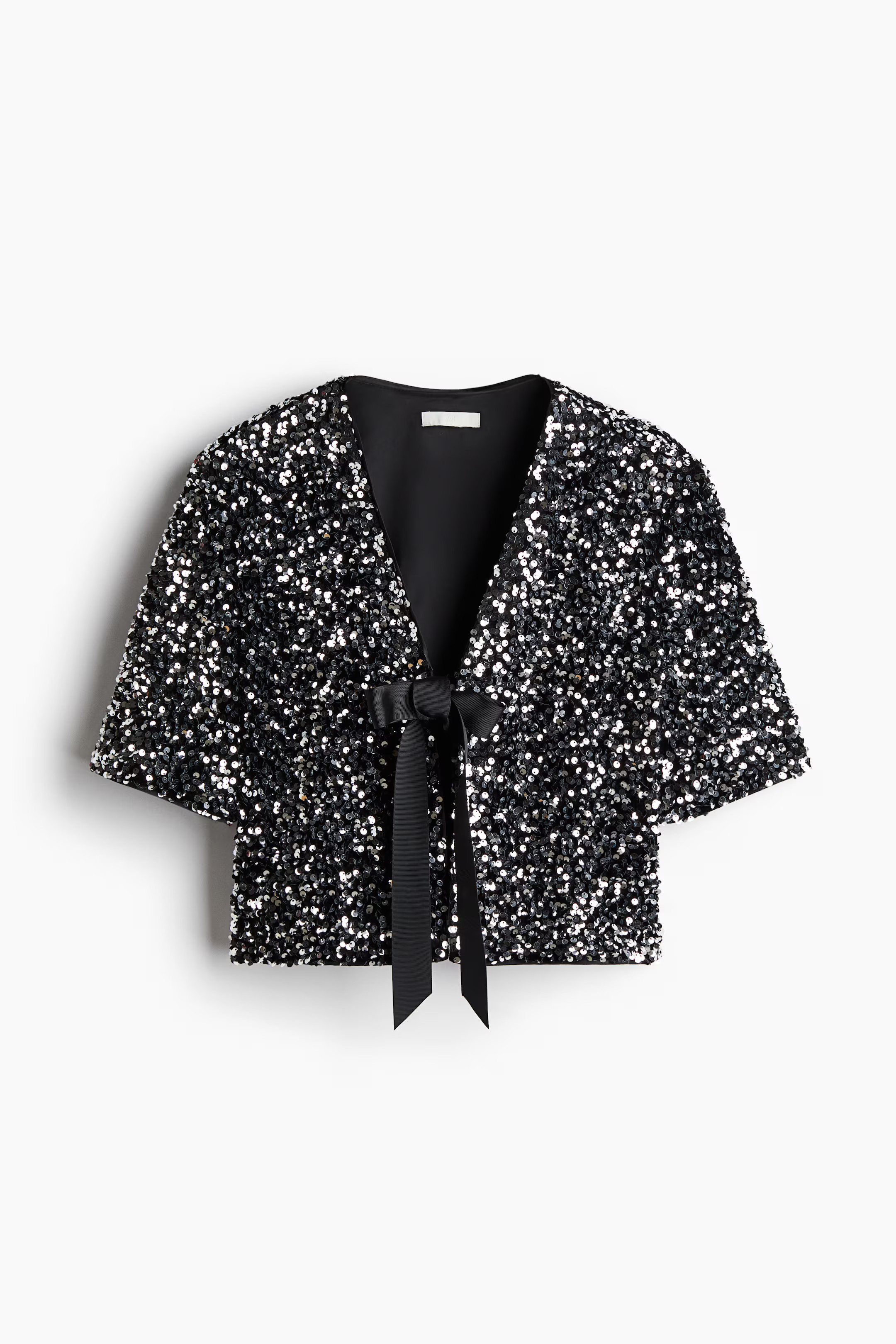 Sequined Blouse - Dark gray - Ladies | H&M CA | H&M (US + CA)