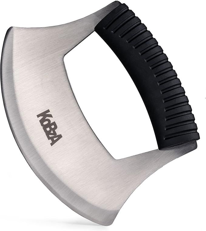 Pizza Cutter New Design by KoBzA - Sharp Rocker Slicer Top Quality Stainless Steel Blade as Mezza... | Amazon (US)