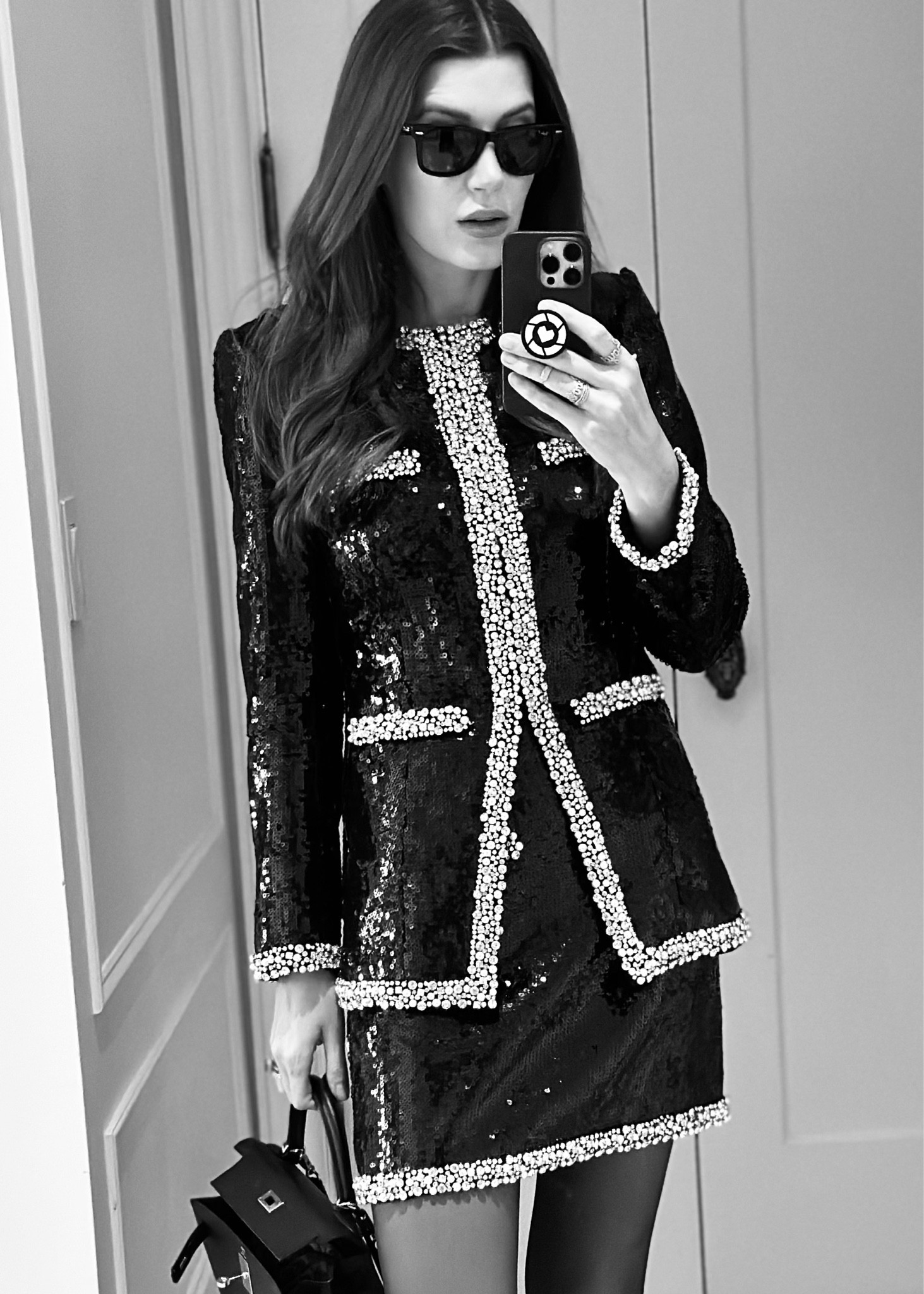 The cut is just 😍😎

Wearing this sequin Chanel inspired jacket with the matching mini today (skirt runs large) and swapping into jeans for the afternoon. The rhinestones are STUNNING on this piece and the cut is so so flattering. 


#LTKHoliday #LTKParties #LTKWorkwear