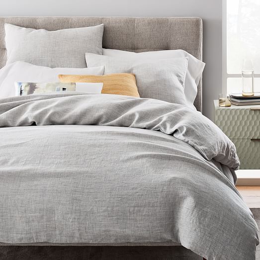 European Flax Linen Duvet Cover & Shams | West Elm (US)