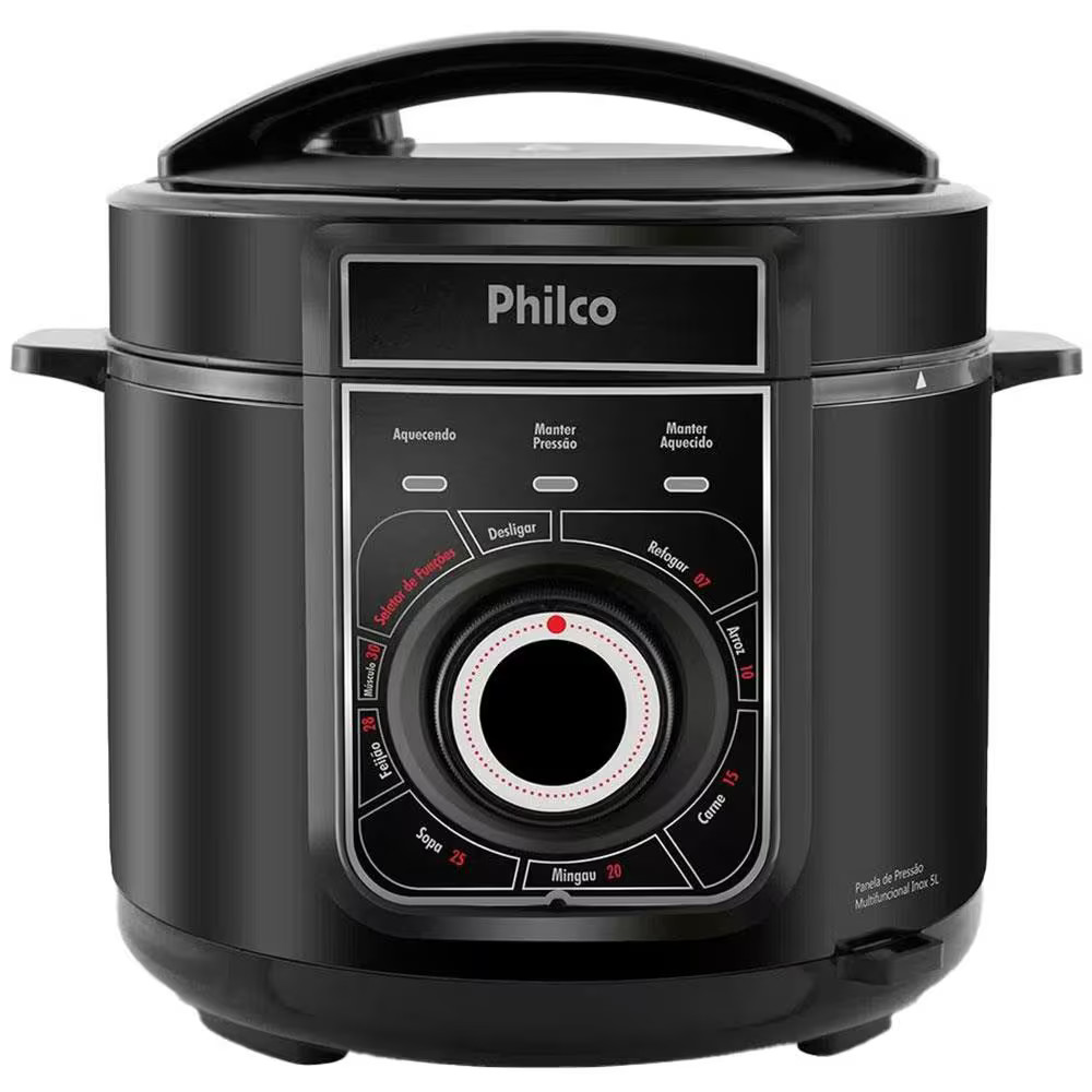 Panela Elétrica de Pressão Multifuncional Philco PPP02PI 5L – Preta - 110V | Casas Bahia (BR)