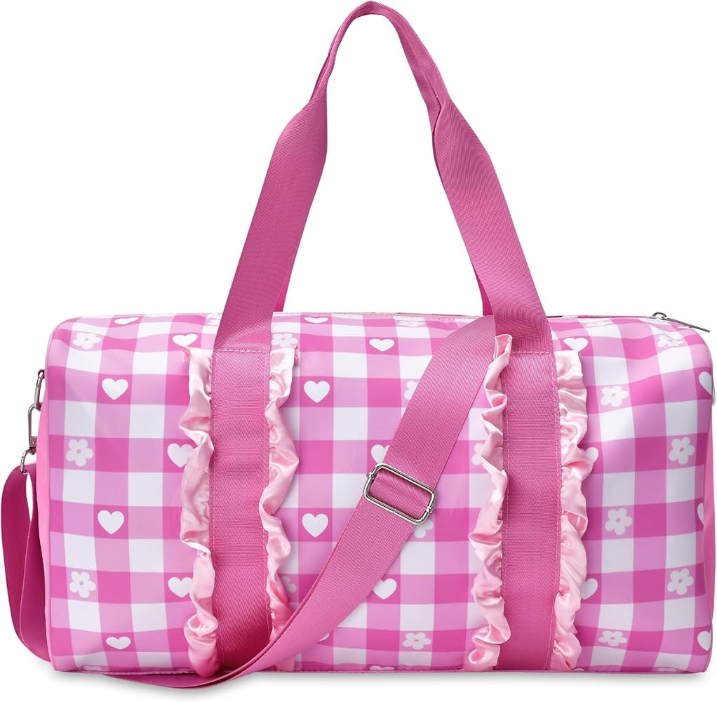 iscream + THEME NYC 17.25" x 10" Duffle Bag with Quitled Nylon Exterior, Double Handles and Remov... | Amazon (US)