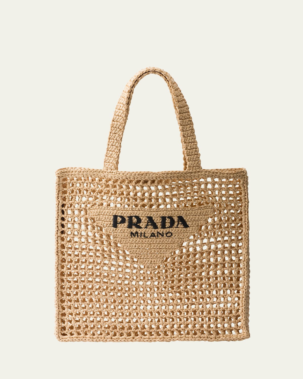 Logo Crochet Tote Bag | Bergdorf Goodman