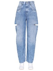 Maison Margiela Cut-Out Detailed Jeans | Cettire Global