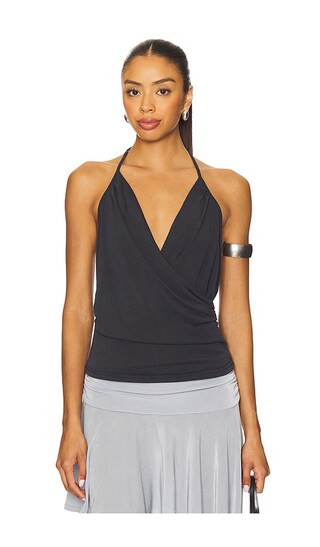 Julian Halter Top in Onyx | Revolve Clothing (Global)