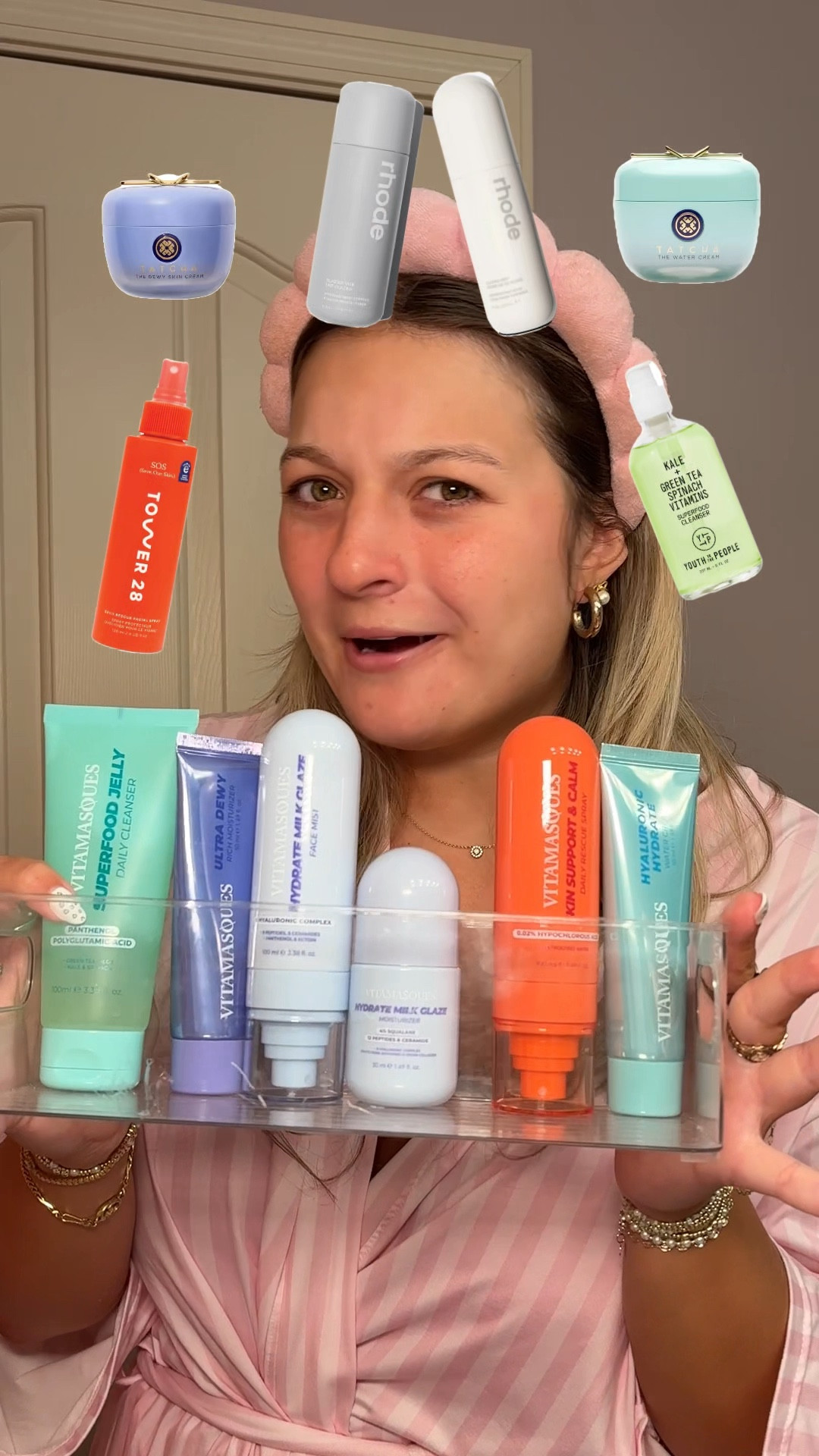 highend skincare dupes tatcha water cream dewy moisturizer rhode tower 28 milky toner affordable alternatives walmart finds honest review dry skin grwm morning routine skincare 

#LTKgrwm #LTKBeauty #LTKmorningroutine