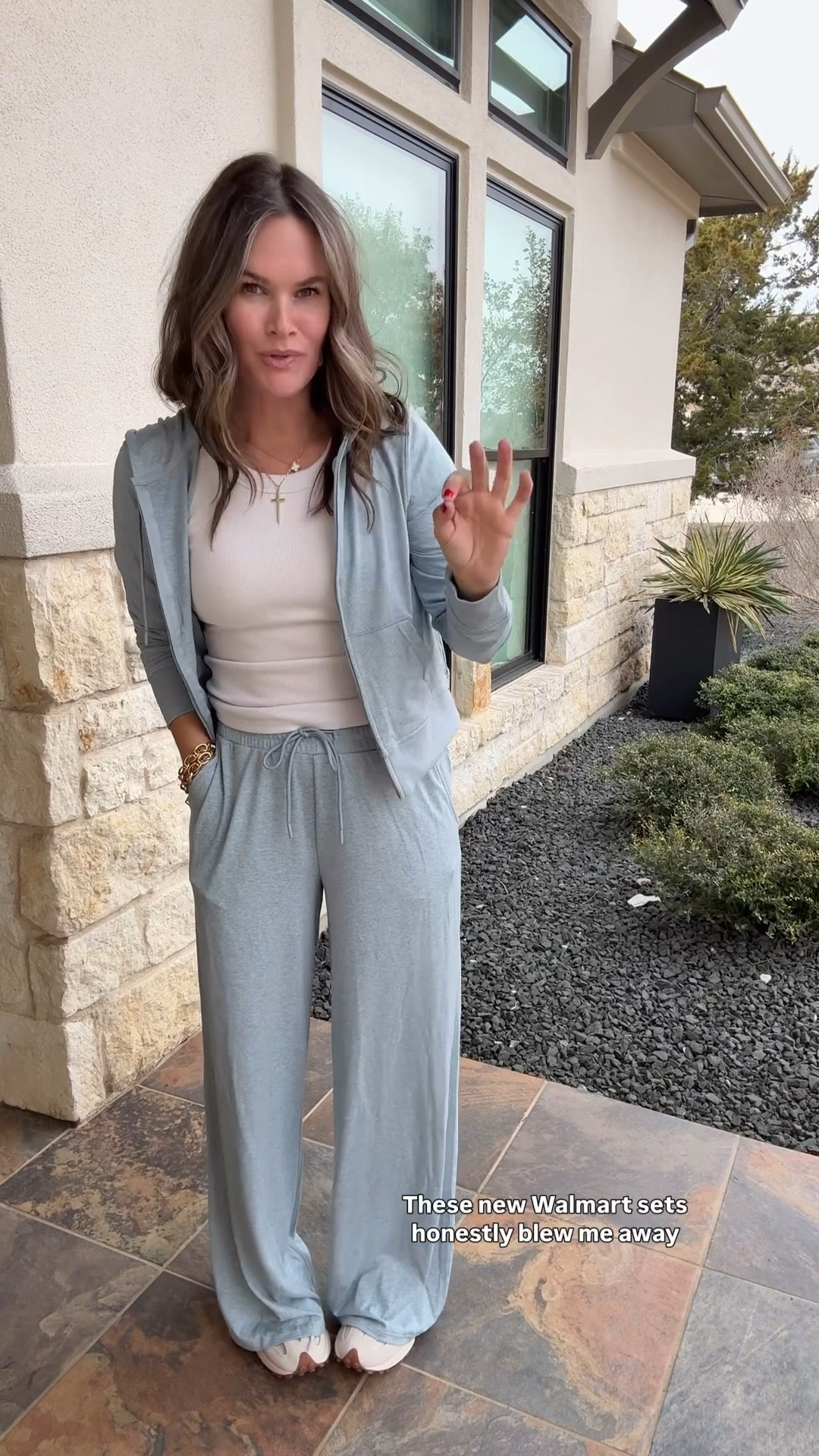  Seriously blown away by these Walmart sets- remind me of varley but a fraction of the cost- each piece under $20. So lux, comfy and several pieces mix and match- travel, mom life, errands this is a go to set ✨ 
#walmartfashion #matchingset

#LTKSaleAlert #LTKootd #LTKActive