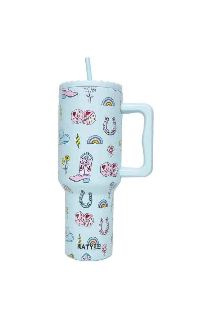 Lucky Girl Western 38 Oz Tumbler | Katydid.com