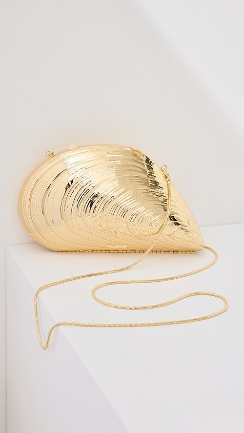 Bridget Metal Oyster Shell Clutch | Shopbop