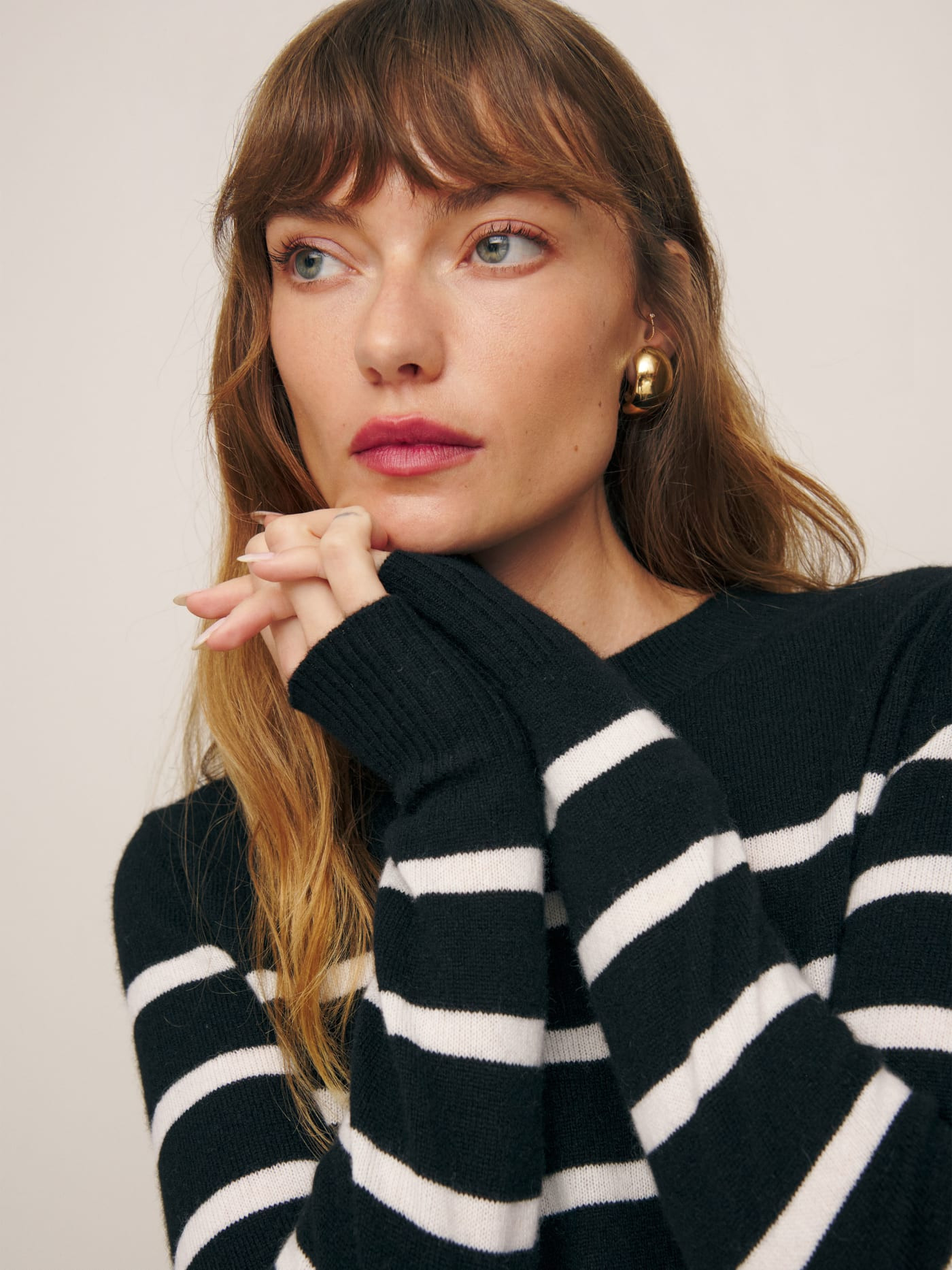 Dana Cashmere Crew Sweater | Reformation (Global)