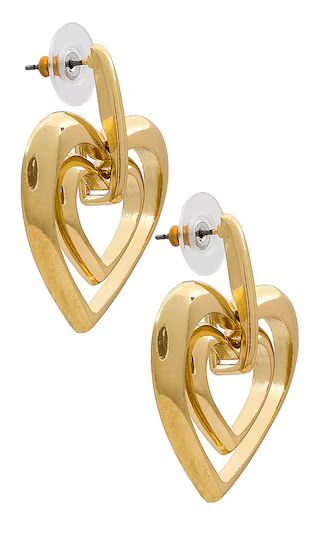 Chrissy Earrings in Gold | Revolve Clothing (Global)