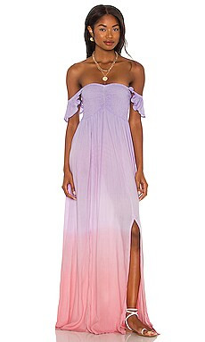 Tiare Hawaii Hollie Maxi Dress in Pink Violet Ombre from Revolve.com | Revolve Clothing (Global)