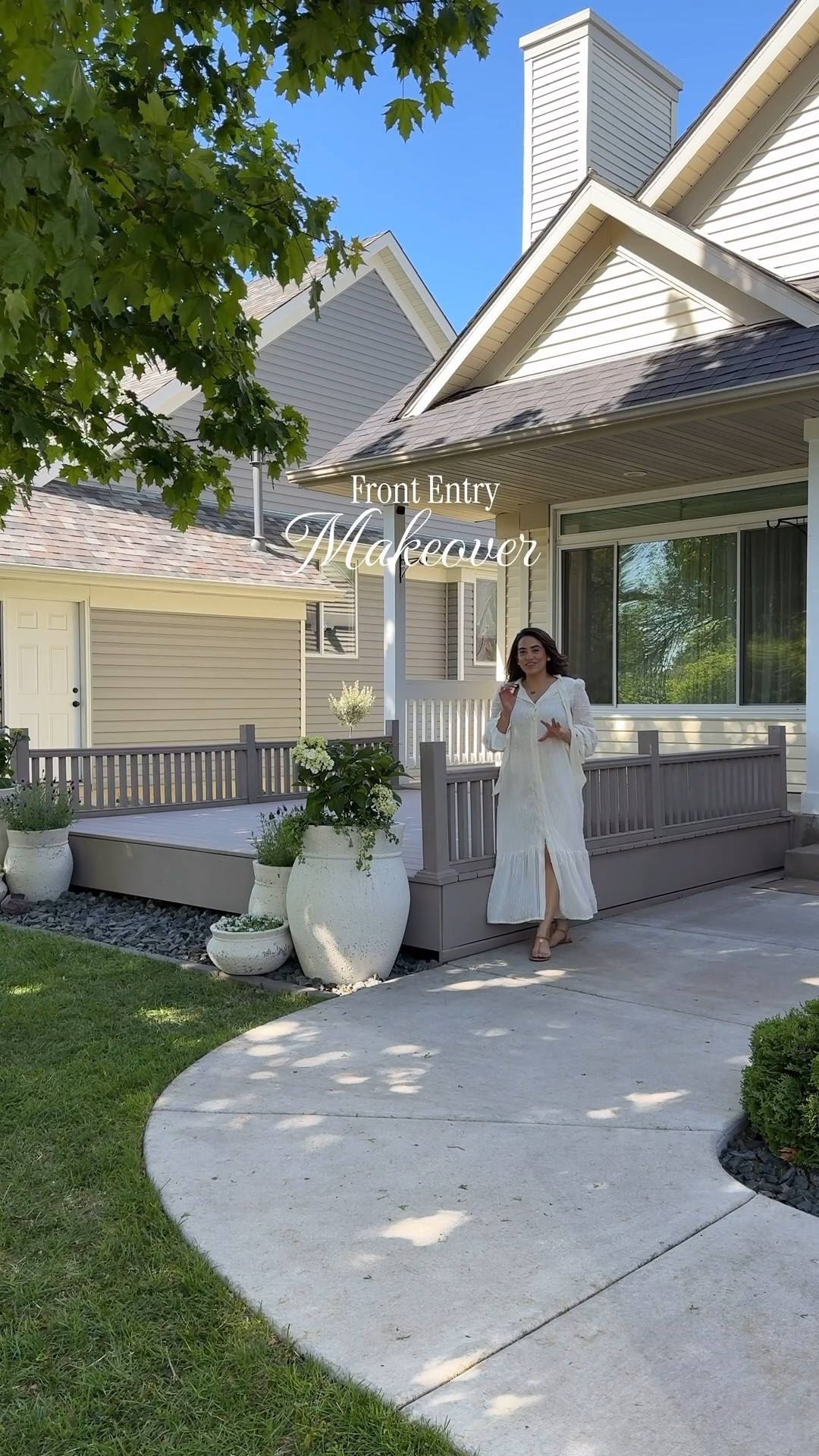 I’m so incredibly happy with how our front entry turned out. 🥹 It took time bringing my vision to life — from testing paint colors to choosing every little detail. Creating a space that feels both intentional and functional takes time, but seeing it all come together makes it so rewarding💛

And honestly, this makeover wouldn’t have felt complete without our Haven Wicker Woven Swivel Chairs ✨ We absolutely love the quality and comfort, and they truly brought the whole space together.


#MyCHITALife #chitaliving


Outdoor 
Outdoor deck
Outdoor entrance 
The

#LTKHome #LTKSaleAlert