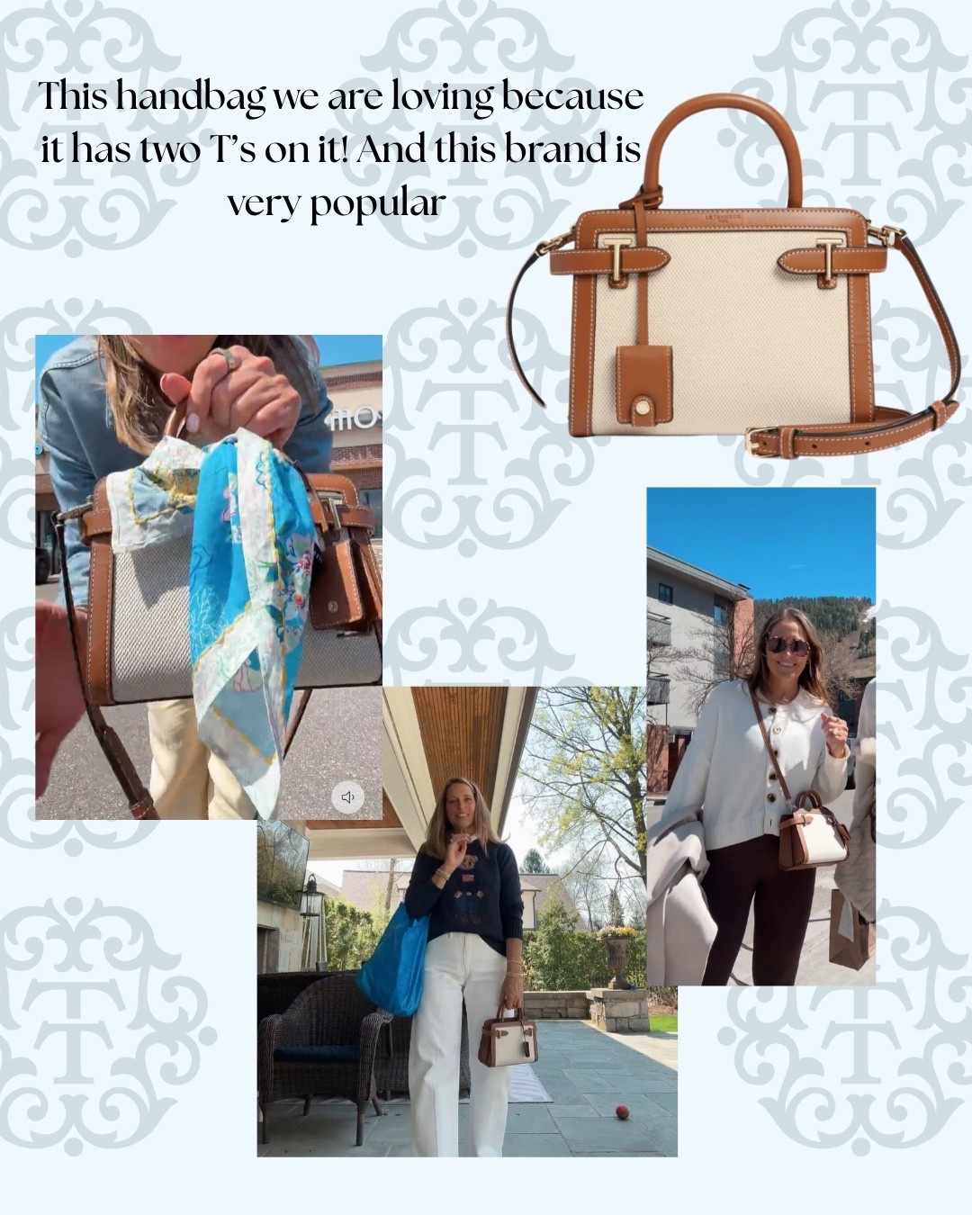We’ve both been loving our new bags adorned with two T’s just like us! m

#LTKMothersDay