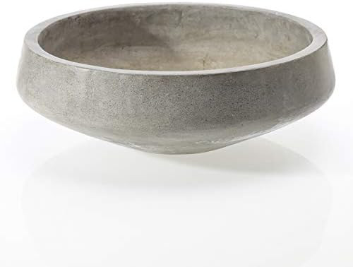 Newport Bowl Concrete Planter (17in) Modern Pot Decor for Home or Office l Indoor and Outdoor Pla... | Amazon (US)