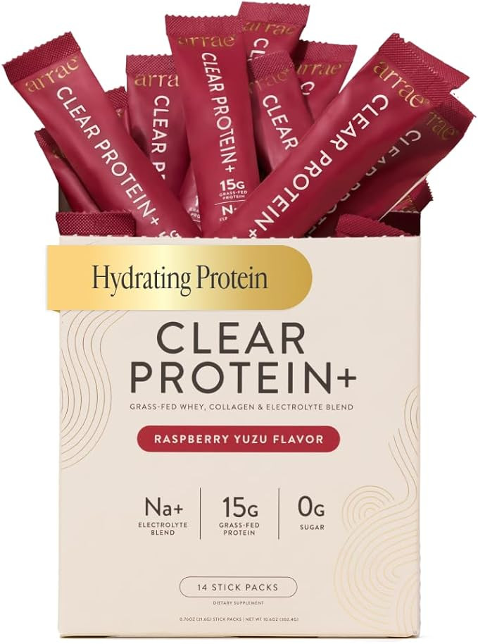 Arrae Clear Protein – Natural Protein Supplement, Smooth Texture, Easy to Mix, 14 Servings, Cle... | Amazon (US)
