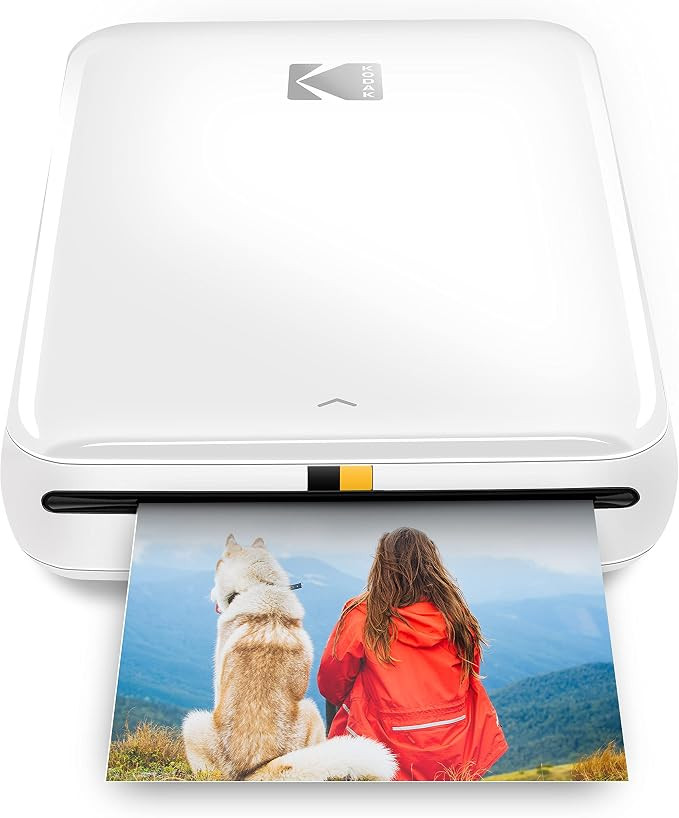 KODAK Step Wireless Mobile Photo Mini Printer (White) Compatible w/ iOS & Android, NFC & Bluetoot... | Amazon (US)