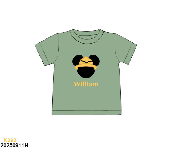 Safari Mouse Shirt Boy(no name option) | Tutti Frutti Kids Co