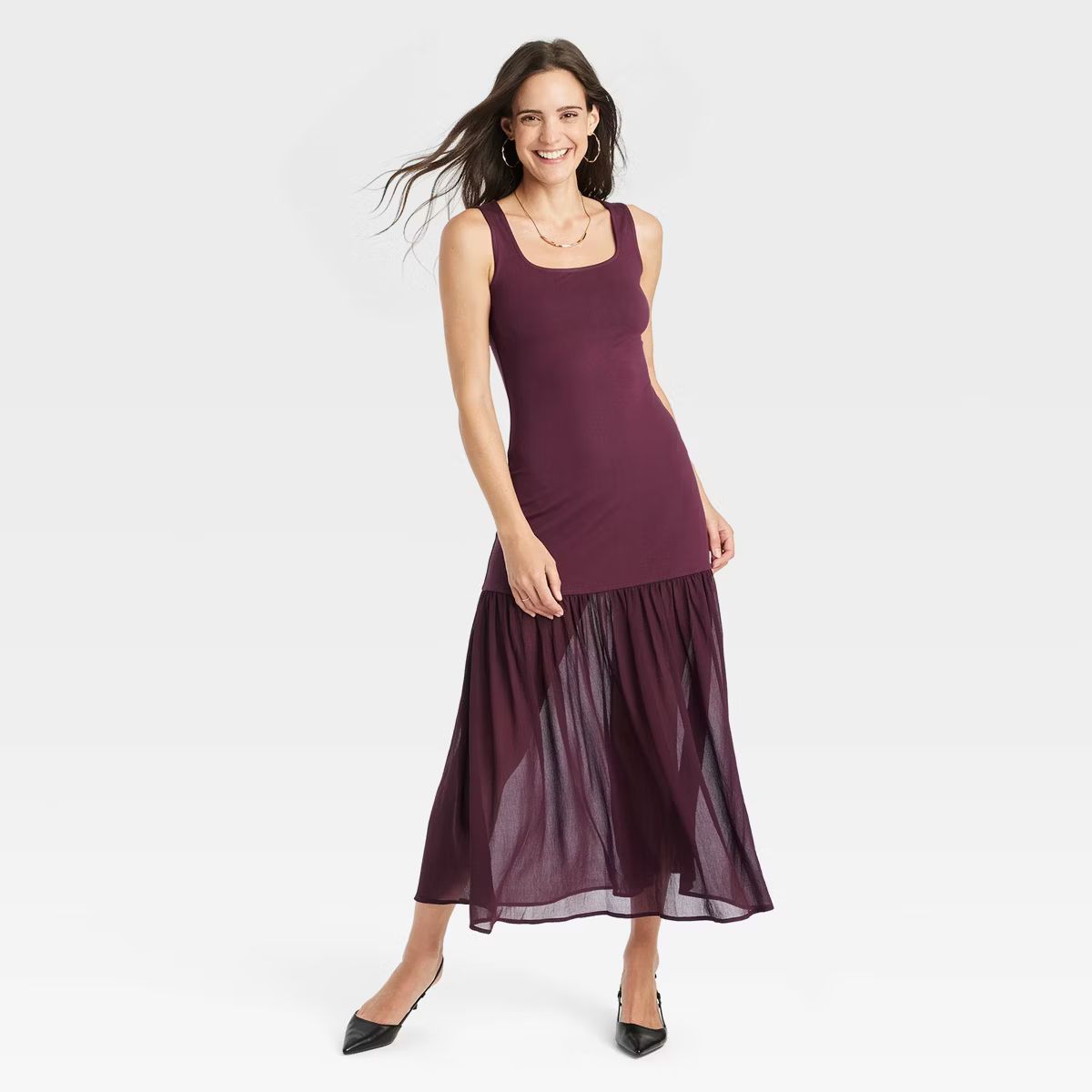 Women's Drop Tier Maxi Dress - A New Day™ | Target