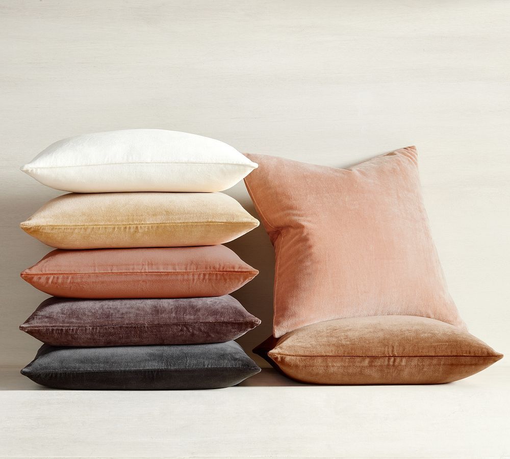 Everywhere Velvet Pillow | Pottery Barn (US)