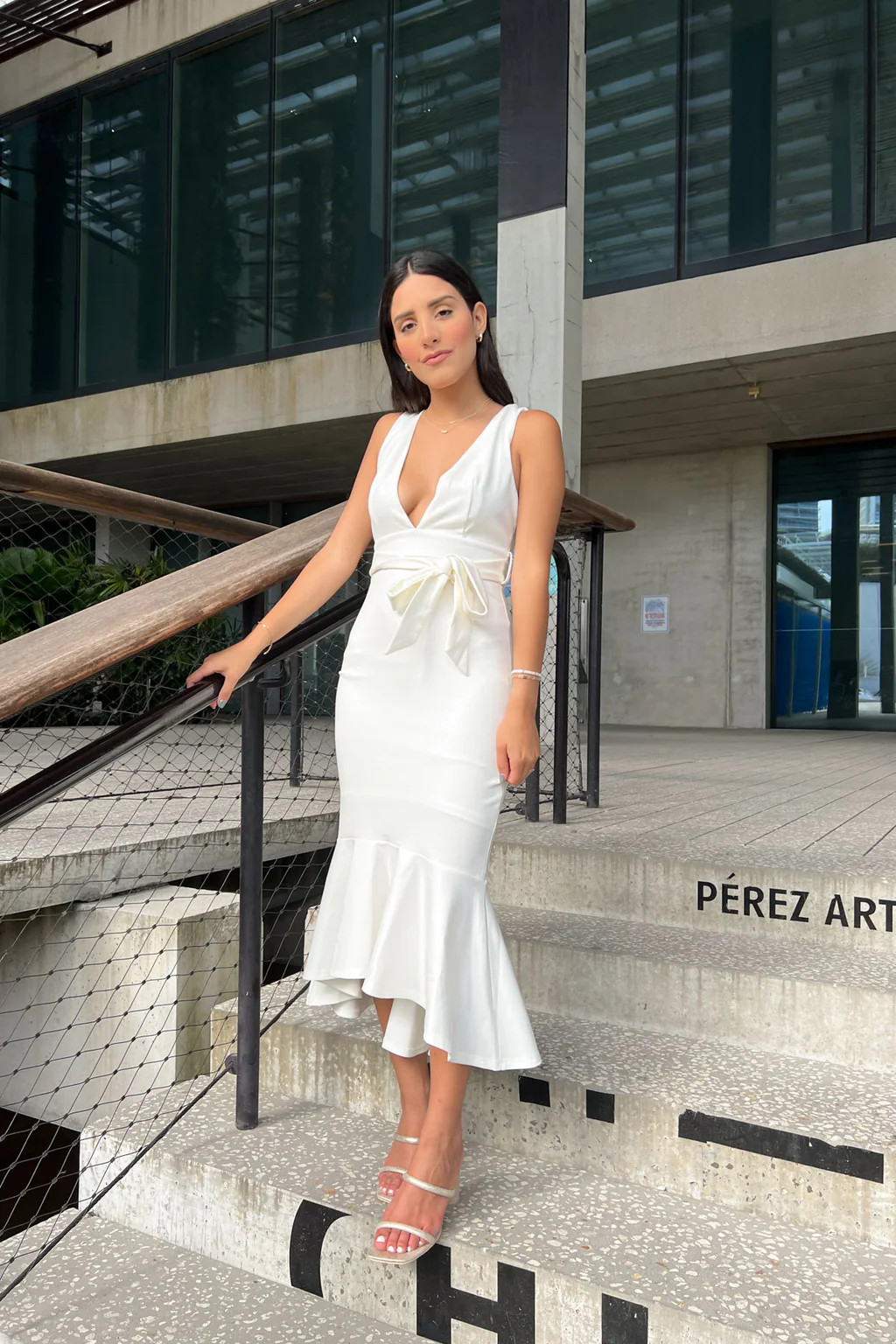 Just Married White Dress | Aria Rose