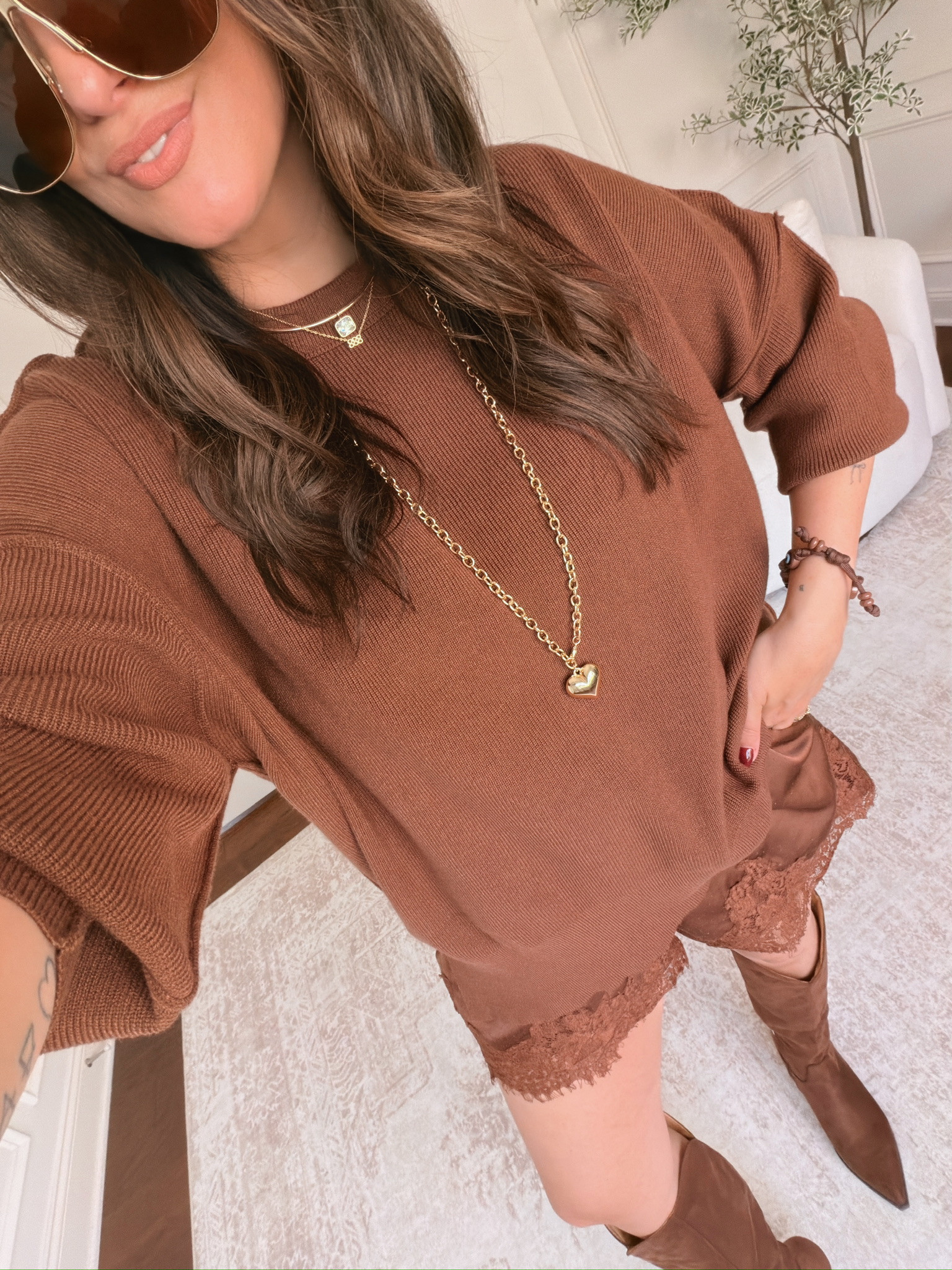 Wearing an XL in both pieces

#LTKSeasonal #LTKMidsize