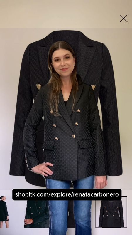 Um amor chamado Blazer! Sempre me senti muito confortável usando blazer! Adoro roupas estruturadas, que ficam bonitas e que sejam bem confortáveis. Esse blazer preto com texturas de corações eu comprei na Renner através do app! É uma peça que vai bem com tudo e ainda estava em promoção!🤭👀 Vou continuar de olho no aplicativo da Renner para não perder nenhuma novidade! Se eu fosse você, faria o mesmo! 😜

#renner #blazerfeminino #blazerrenner #renatacarbonero 

#LTKbrasil #LTKVideo