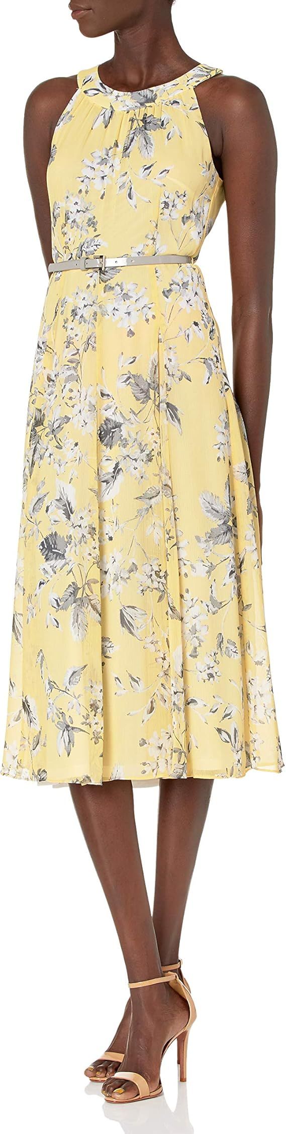 Tommy Hilfiger Women's Chiffon Midi Dress | Amazon (US)