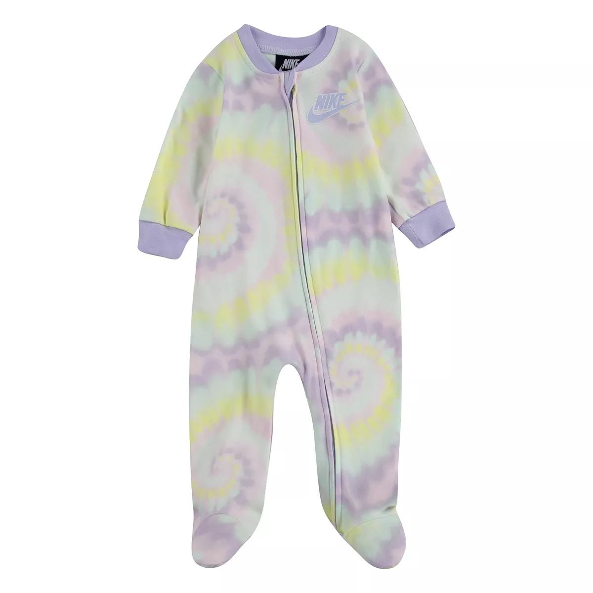 Baby Girl Nike Tie Dyed Zip Sleep & Play | Kohl's