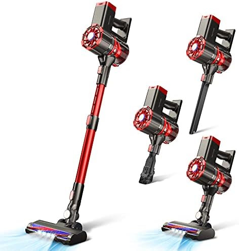 Cordless Vacuum Cleaner,20KPa Stick Vacuum Cleaner 180W Portable Lightweight Vacuum Hard Floor Va... | Amazon (US)