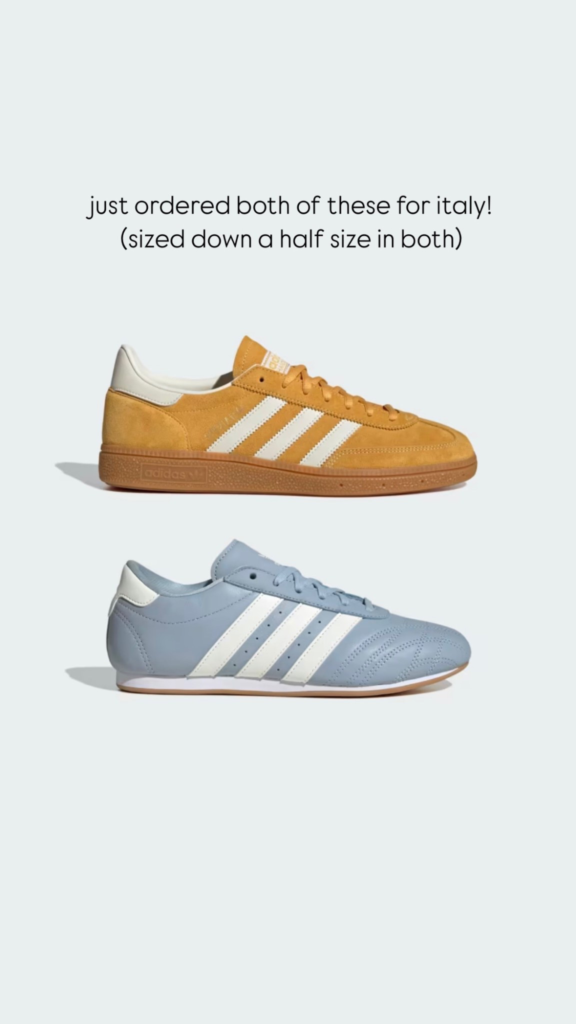 So excited about these! Such fun colors for spring and they go with any outfit. Size 7.5 in both!