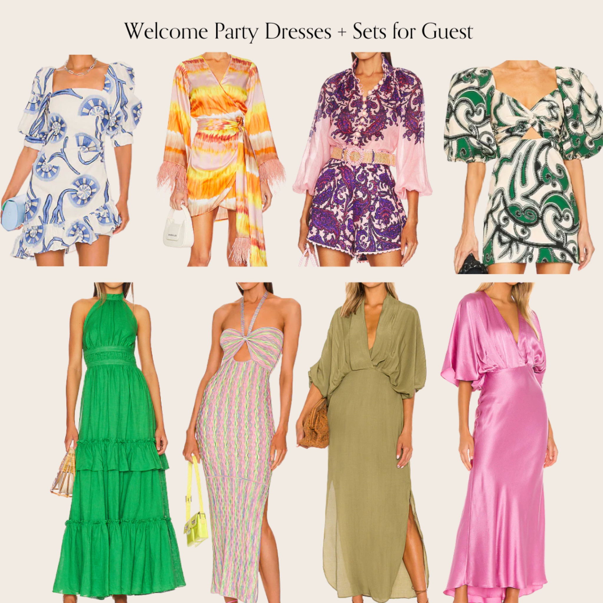 Welcome Party Dresses + Sets for Guests

#LTKwedding #LTKstyletip #LTKfit