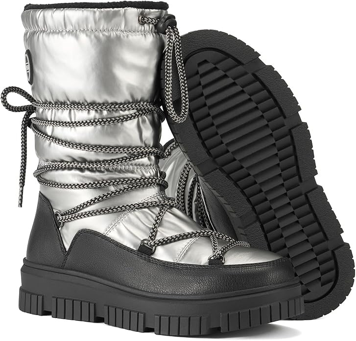 HISEA Snow Boots for Women Waterproof, Warm Fleece Lined Rain Boots for Winter Ski Cold Weather | Amazon (US)