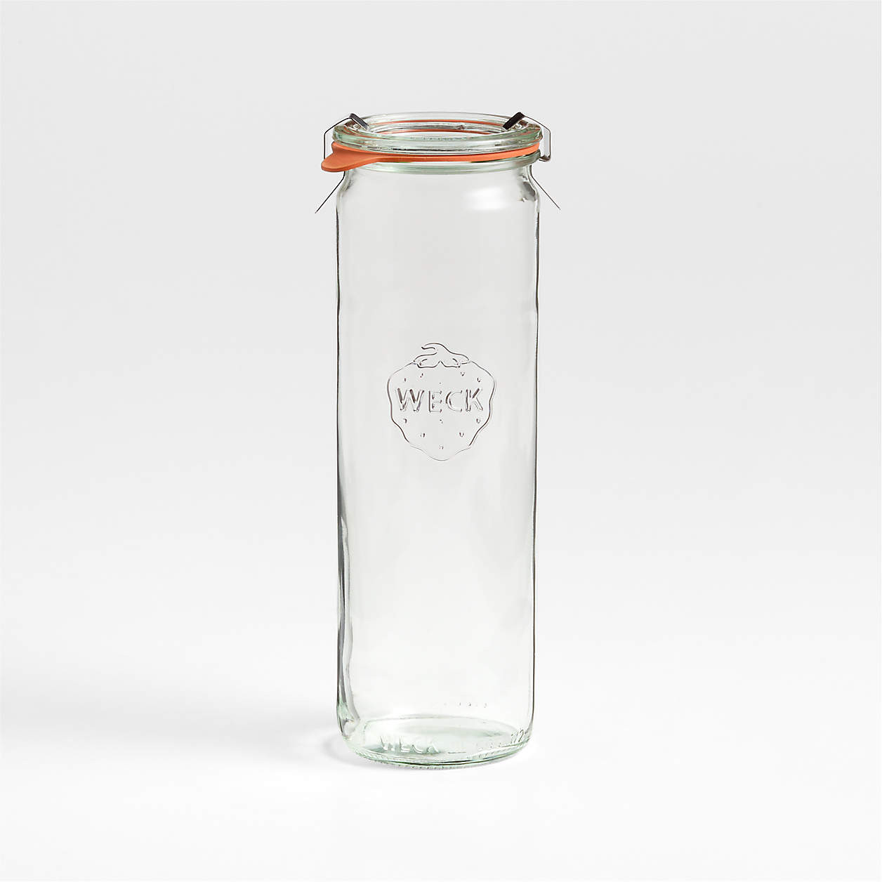 Weck 20.2-oz. Glass Cylindrical Jar | Crate & Barrel | Crate & Barrel
