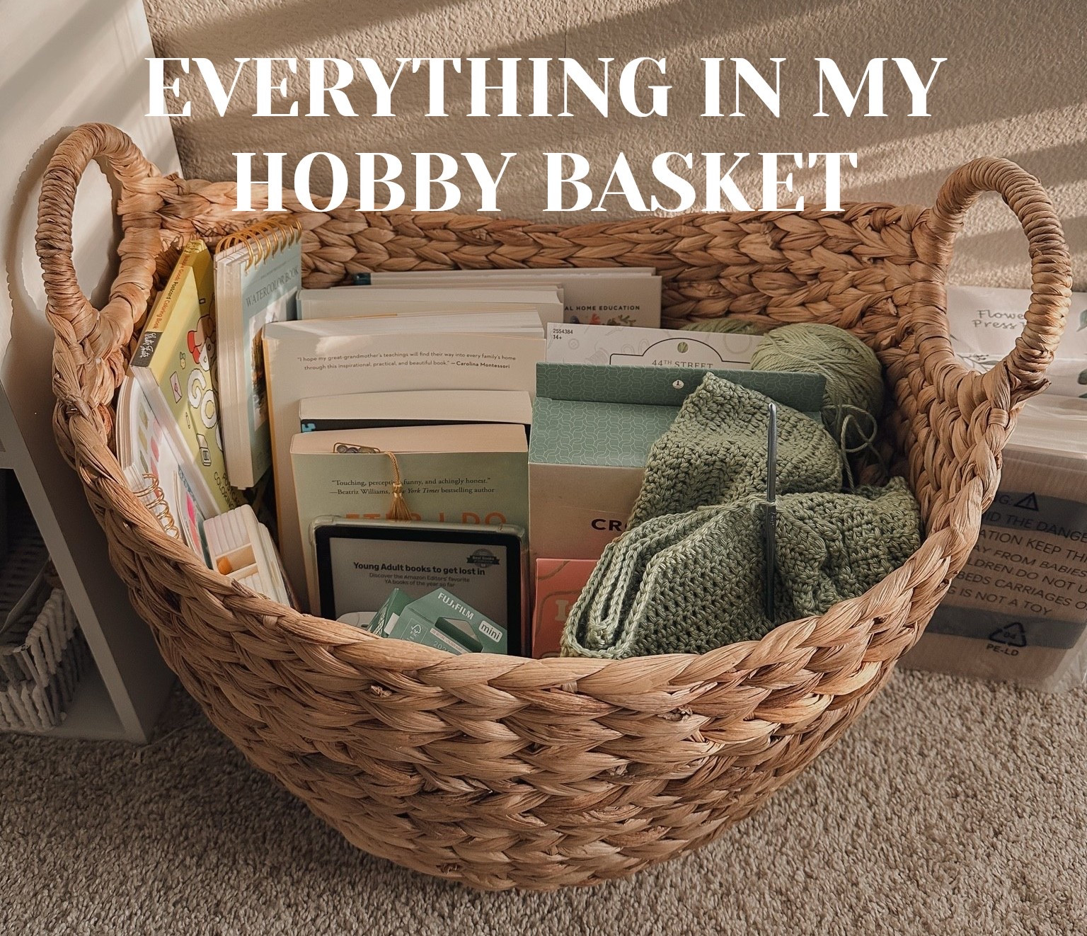There’s something so peaceful about having a little corner of the house dedicated to creativity. 🤍

This hobby basket is where I keep everything I’m reaching for lately—books, crochet projects, journals, art supplies, and little creative treasures. Having everything in one place makes it so much easier to slow down and enjoy a quiet moment whenever I have a few minutes.

I’ve linked my favorite pieces, along with similar finds, if you’re looking to create your own cozy hobby corner. 🌿

#LTKmomlife #LTKdayinmylife #LTKHome