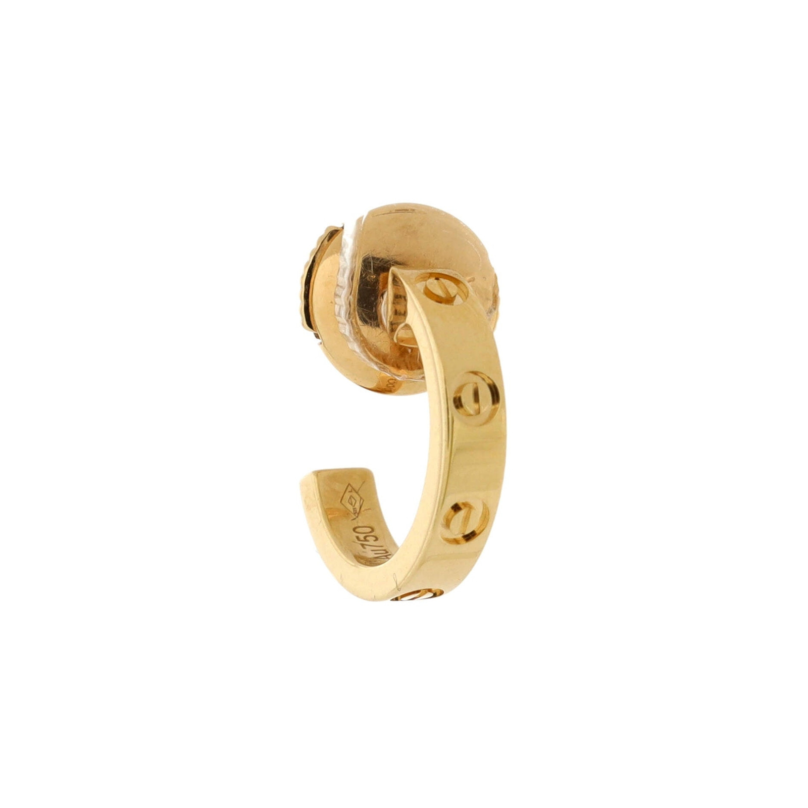 Cartier Love Hoop Earrings 18K Yellow Gold Small -  | eBay | eBay US