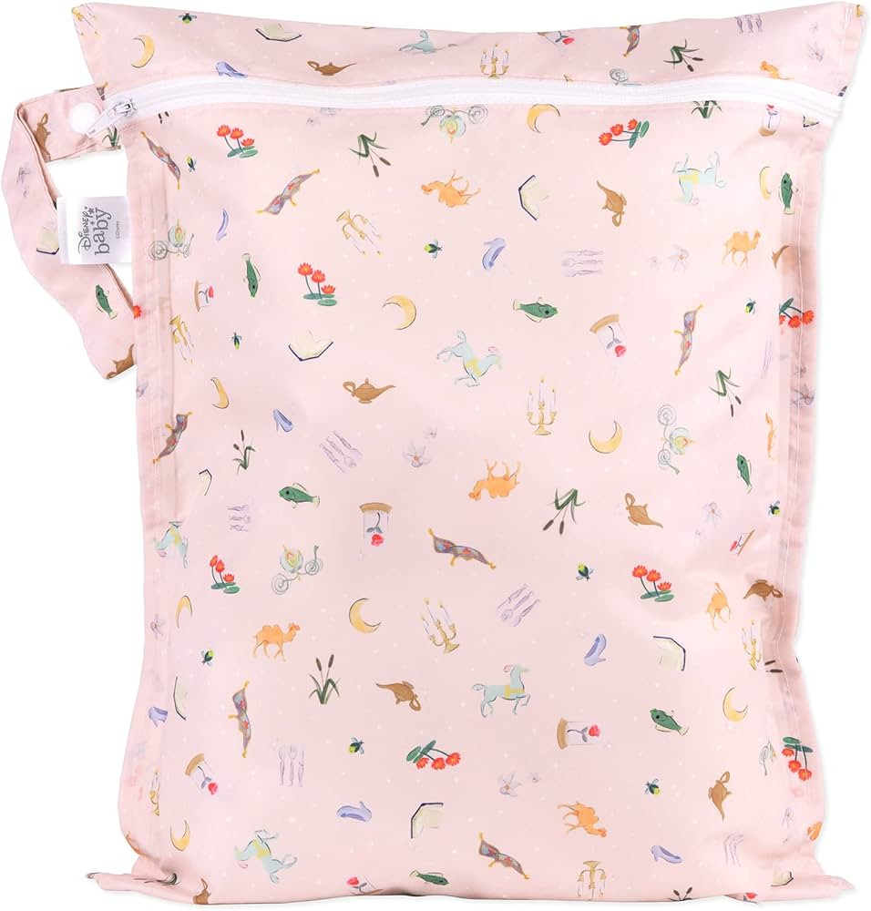 Bumkins Waterproof Wet Bags for Baby, Disney Princess, Travel, Swimsuit, Cloth Diapers, Pump Part... | Amazon (US)