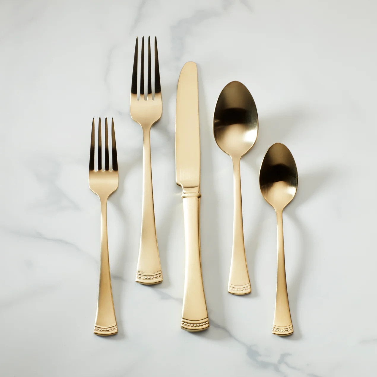 Portola Gold 20-Piece Flatware Set | Lenox