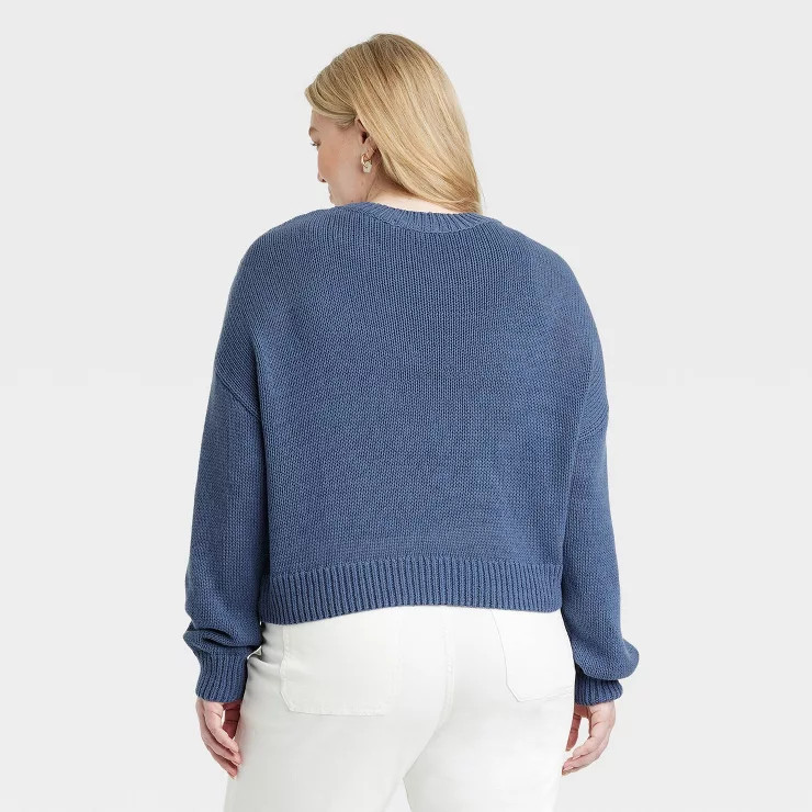 Women's USA Graphic Sweater - Blue | Target
