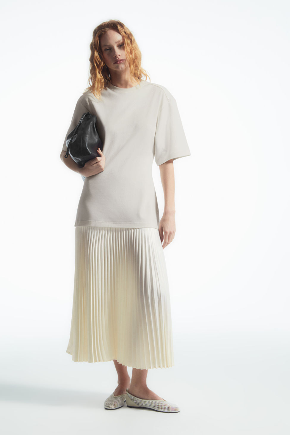 PLEATED-SKIRT T-SHIRT DRESS | COS (US)